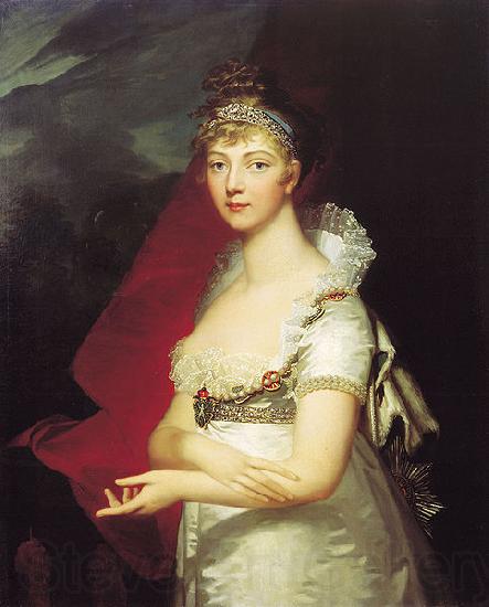 Jean-Laurent Mosnier German born Princess Louise of Baden Norge oil painting art